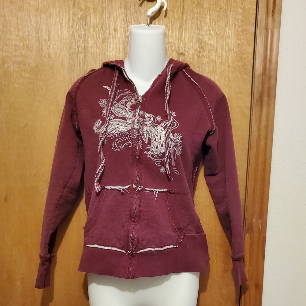 Cranberry red Bailey's Point Hoodie Jr. L